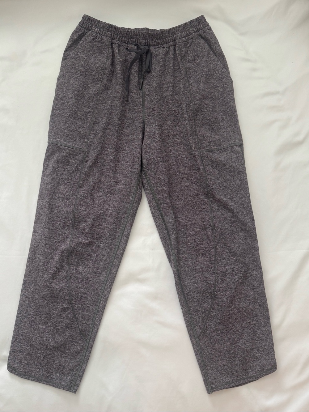 Lululemon Heathered Charcoal Gray Adapted State High-Rise Joggers 4